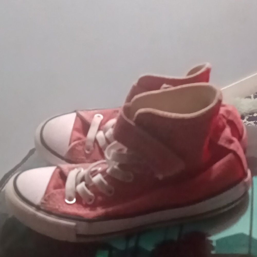 Converse Red High-Top Sneakers Canvas Classic